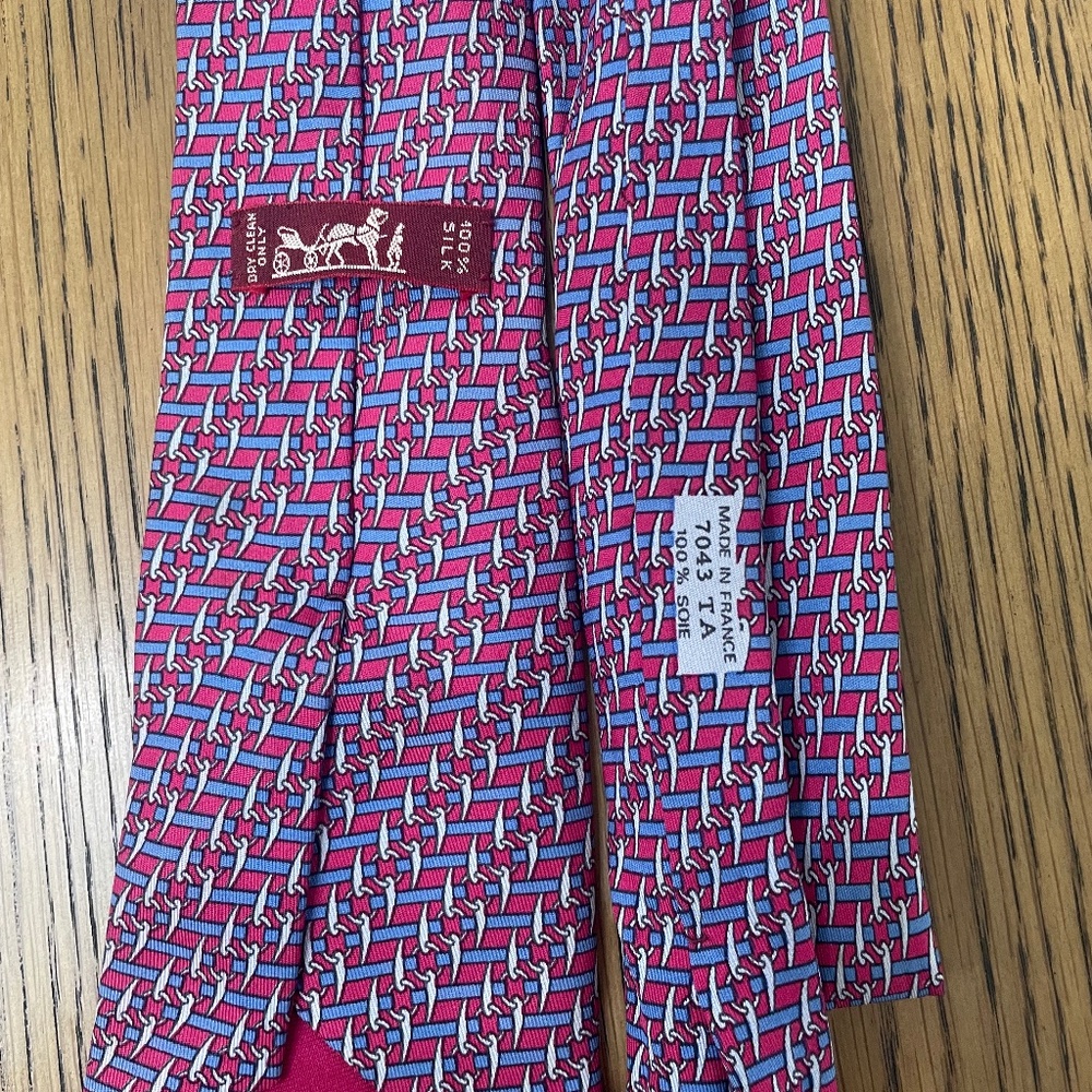 Vintage Hermes Silk Tie